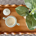 Clean Ingredient Hand Poured Candle in Vintage Lidded Sugar Jar