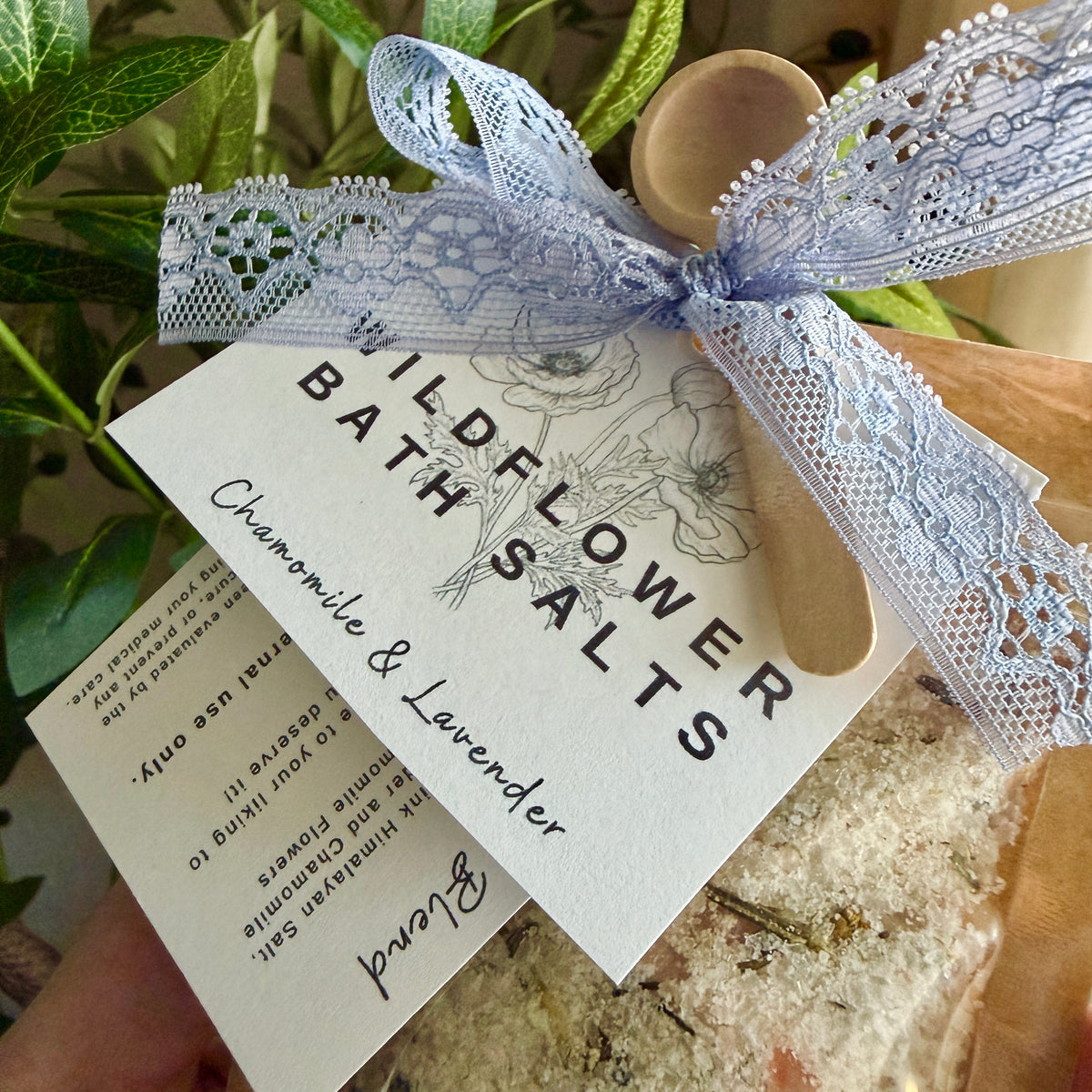 Wildflower Bath Salts: Chamomile & Lavender