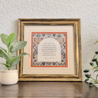 Jeremiah 29:11 Hope & A Future Bible Verse Print in Refinished Vintage Wood Frame 14.5x14.5