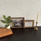 Set of 2 Psalm 61:2 in Refinished Frames 8x10 & 5x7