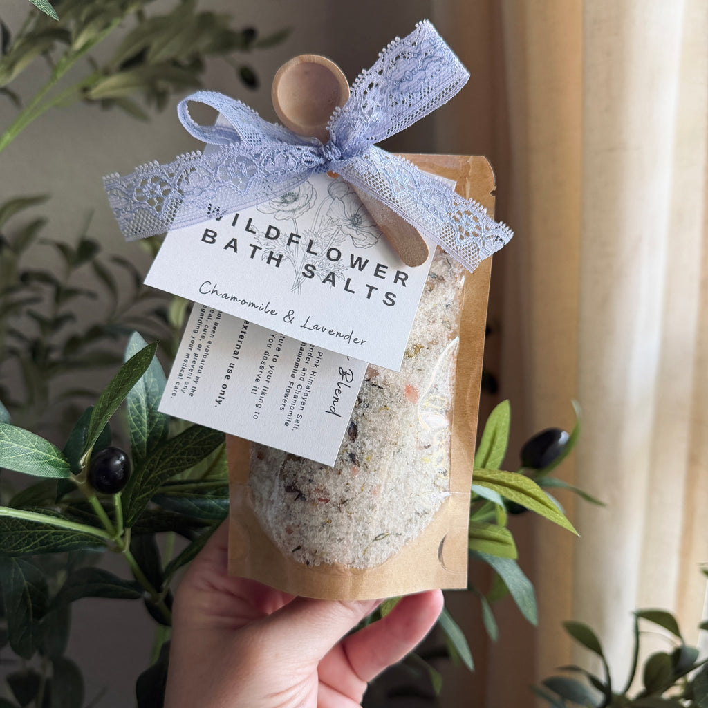 Wildflower Bath Salts: Chamomile & Lavender