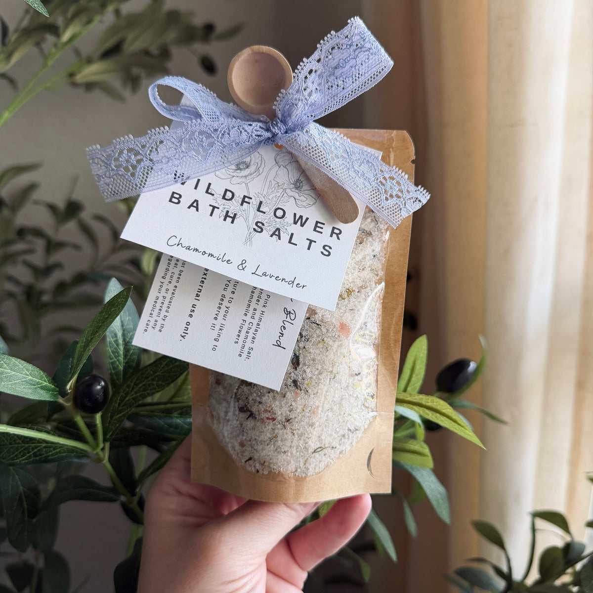 Wildflower Bath Salts: Chamomile & Lavender