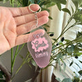Trust God’s Timing Keychain/Bag Charm Pink Ombré