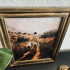 Follow Jesus in Refinished Vintage Wood Frame 8x10