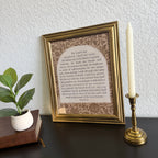 Psalm 23 Print in Vintage Wood Refinished Frame 11x14