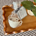 Clean Ingredient Hand Poured Candle in Vintage Tea Cup