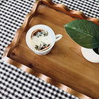 Clean Ingredient Hand Poured Candle in Vintage Blue Flower Tea Cup