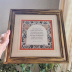 Jeremiah 29:11 Hope & A Future Bible Verse Print in Refinished Vintage Wood Frame 14.5x14.5