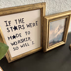 Set of 2 So Will I in Refinished Frames 8x10 & 5x7