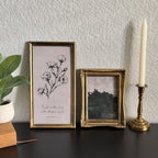 Set of 2 Trust in the Lord Proverbs 3:5 in Refinished Vintage Frames 7 x 12.5 & 5x7