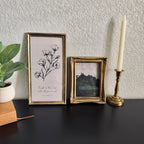 Set of 2 Trust in the Lord Proverbs 3:5 in Refinished Vintage Frames 7 x 12.5 & 5x7
