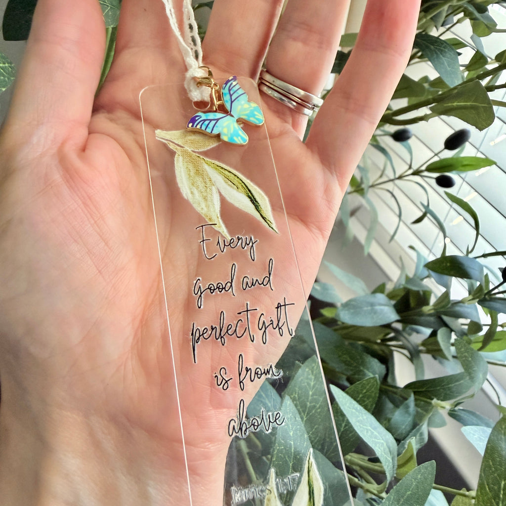 “From Above” Bible Verse Charm Bookmark