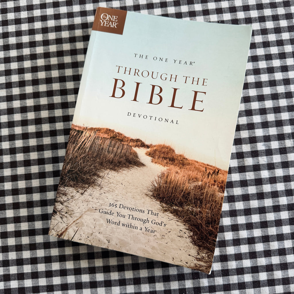 One Year Through the Bible Devotional Book Bag Bundle