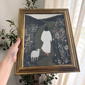 Lord, Lead Me Print in Vintage Wood Refinished Frame 11x14