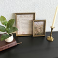 Set of 2 The Blessing Numbers 6:24-26 in Refinished Vintage Frames 8x10 & 5x7