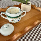 Clean Ingredient Hand Poured Candle in Vintage Lidded Sugar Jar
