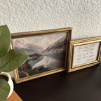 Set of 2 Psalm 61:2 in Refinished Frames 8x10 & 5x7
