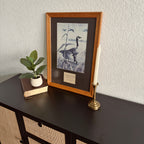 Vintage Proverbs 16:9 Geese Framed Art 16 x 22 inches