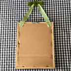 Romans 8:28 “God Works for the Good” Bible Verse in Refinished Vintage Detailed Wood Frame with Velvet Bow Hanger 8x10