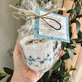 Clean Ingredient Hand Poured Candle in Vintage Blue Flower Tea Cup