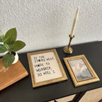 Set of 2 So Will I in Refinished Frames 8x10 & 5x7