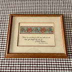 Vintage Joy of Christ Mixed Media Framed Art 14 x 17 inches