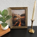 Follow Jesus in Refinished Vintage Wood Frame 8x10