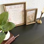 Set of 2 The Blessing Numbers 6:24-26 in Refinished Vintage Frames 8x10 & 5x7