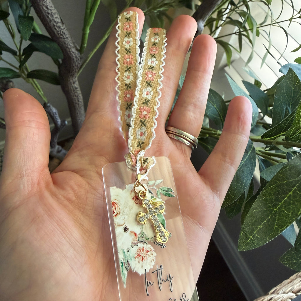 “Fullness of Joy” Bible Verse Charm Bookmark