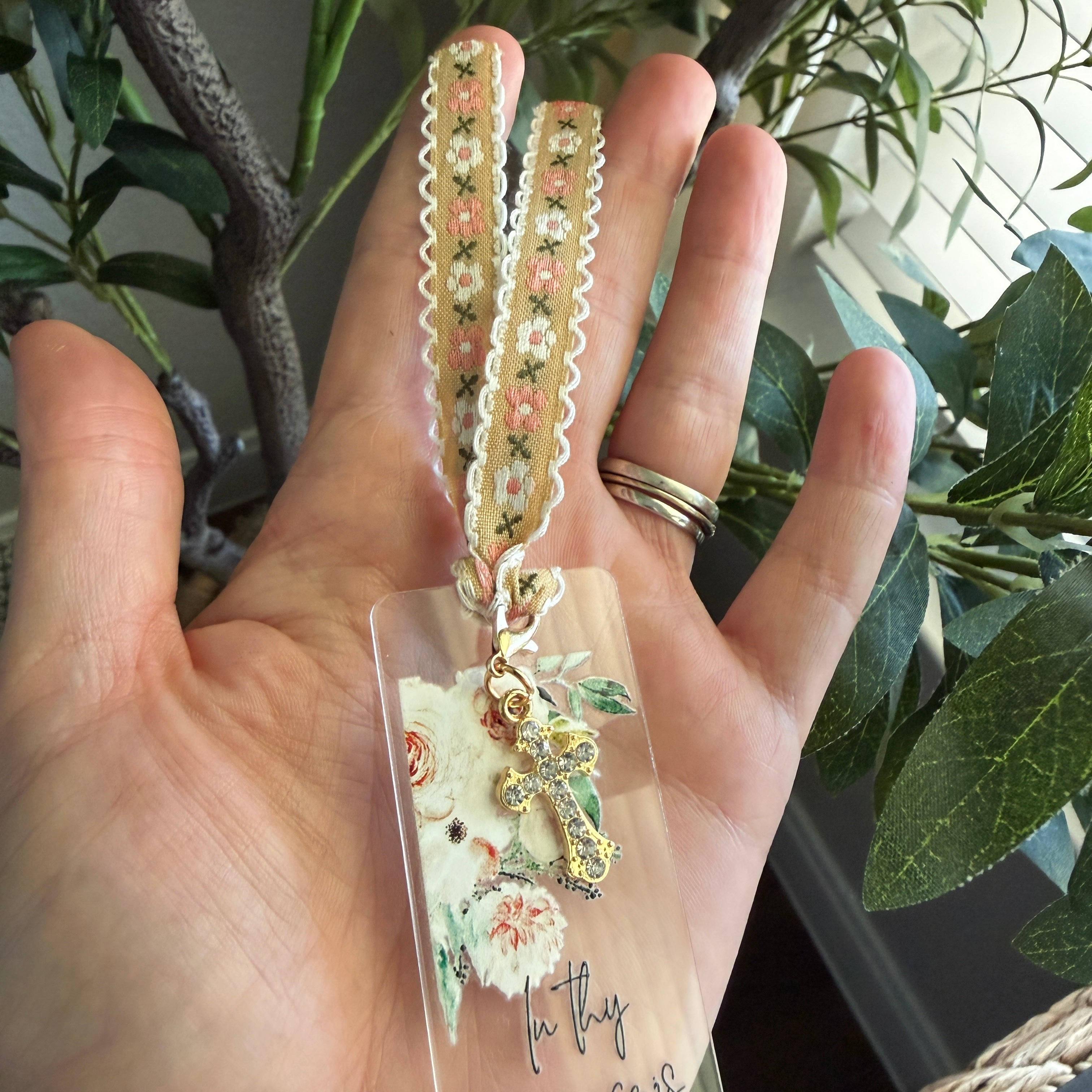 “Fullness of Joy” Bible Verse Charm Bookmark