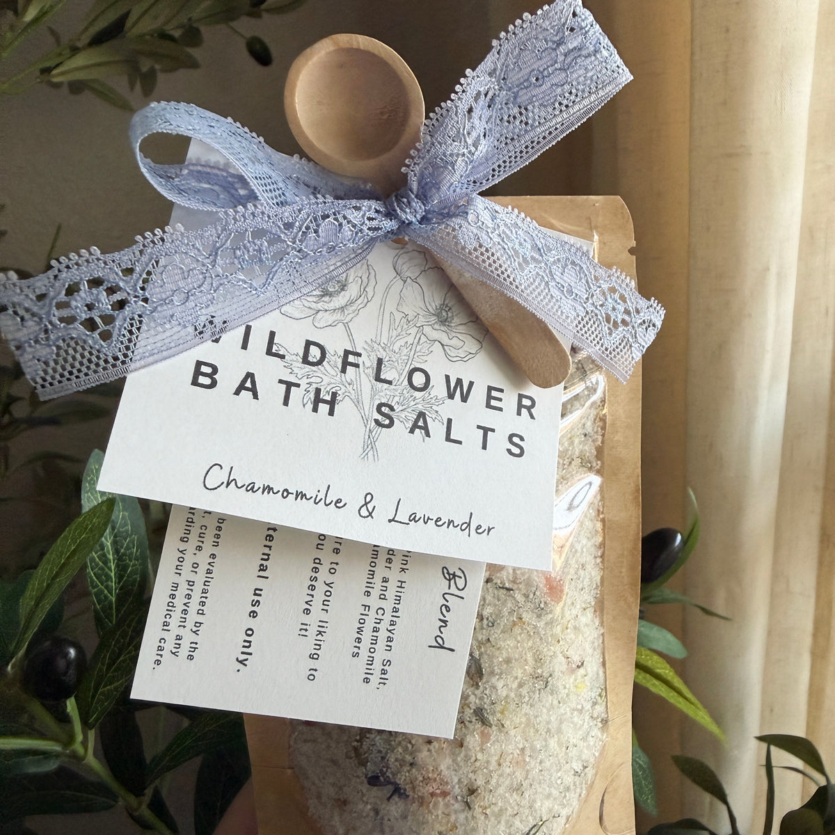 Wildflower Bath Salts: Chamomile & Lavender