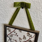 Romans 8:28 “God Works for the Good” Bible Verse in Refinished Vintage Detailed Wood Frame with Velvet Bow Hanger 8x10