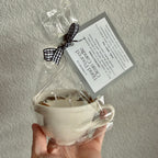 Clean Ingredient Hand Poured Candle in Vintage Tea Cup