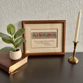 Vintage Joy of Christ Mixed Media Framed Art 14 x 17 inches