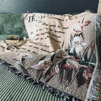 Vintage The Lord’s Prayer Tapestry Throw Blanket
