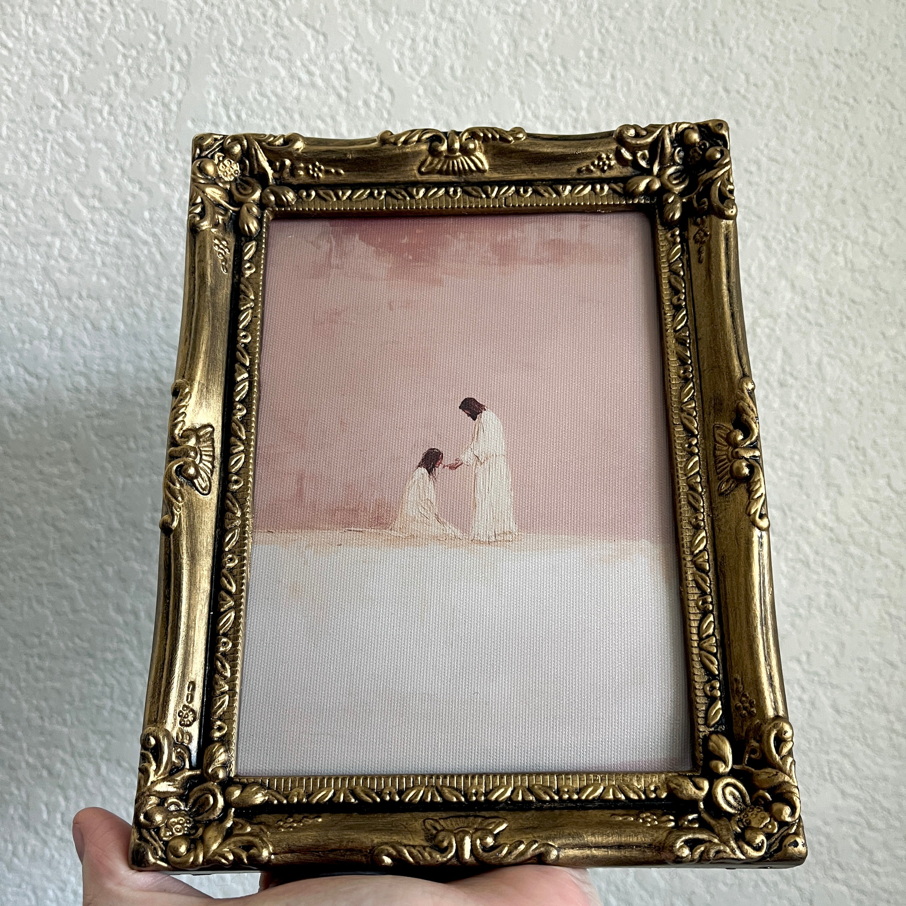 Set of 2 Psalm 139 in Vintage Refinished Frames 8x10 & 5x7