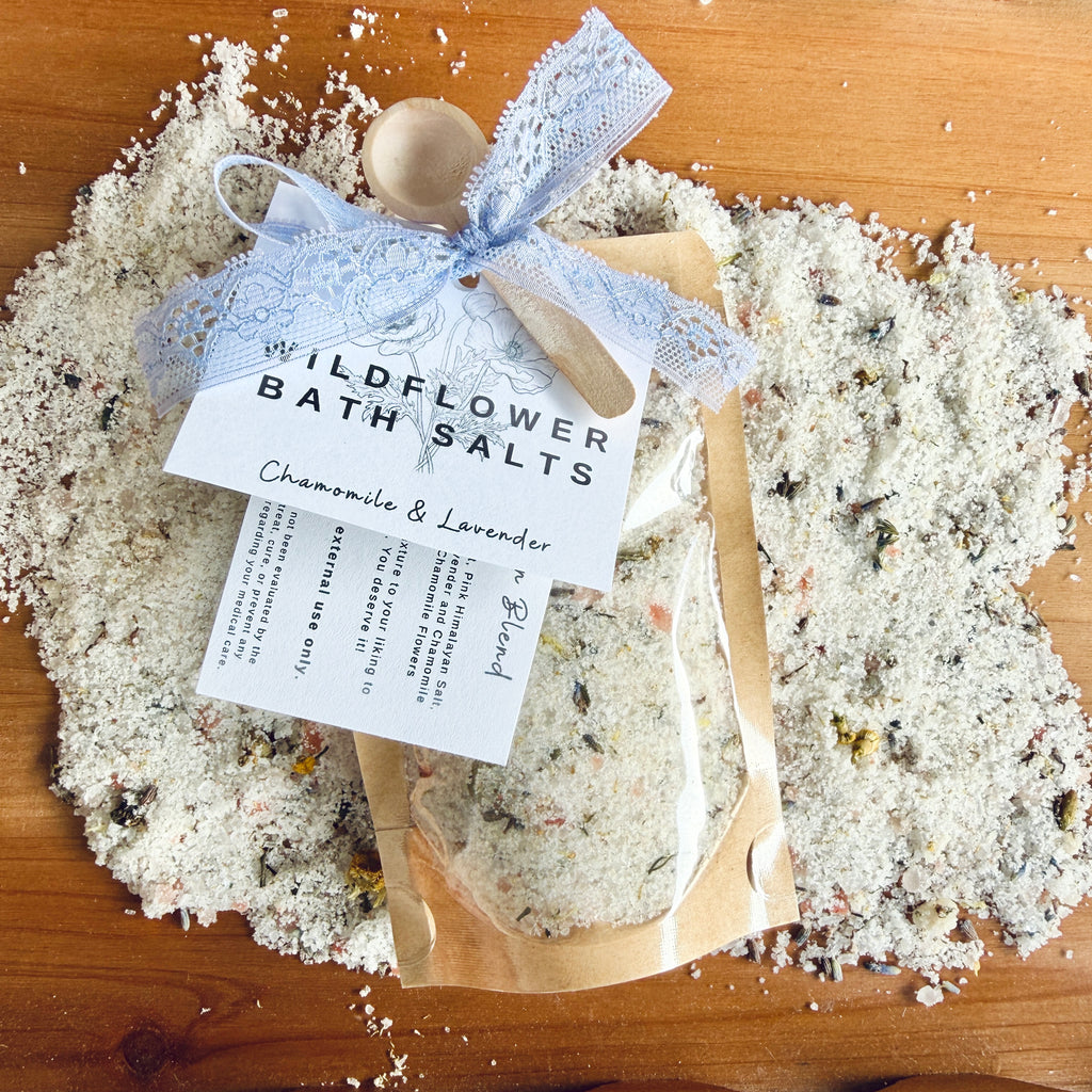 Wildflower Bath Salts: Chamomile & Lavender
