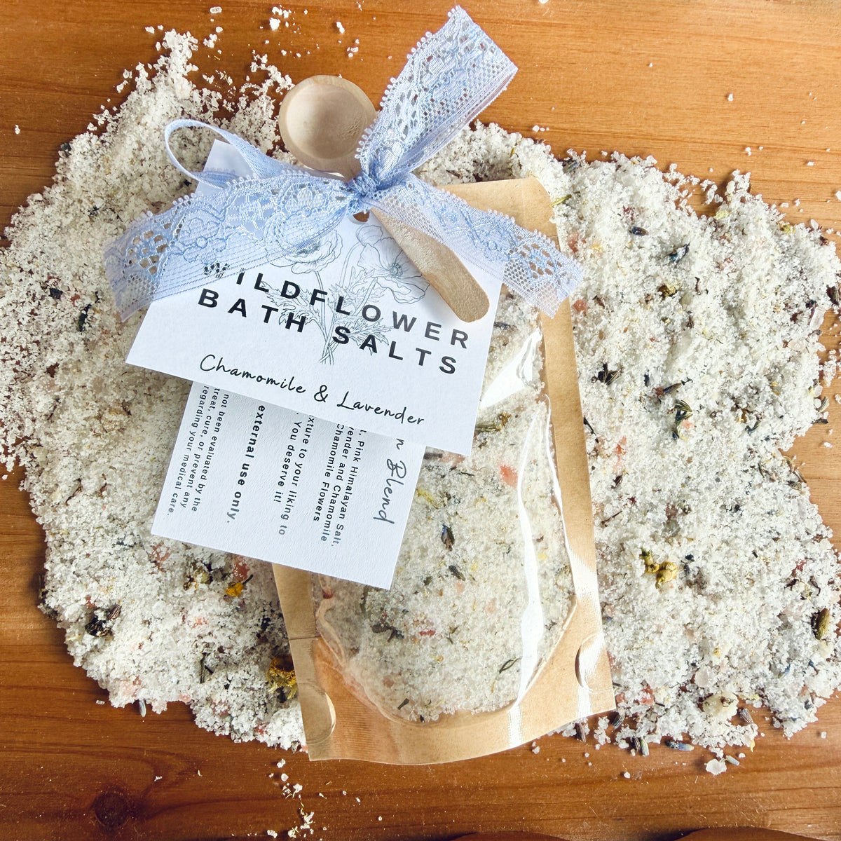 Wildflower Bath Salts: Chamomile & Lavender