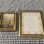 Set of 2 The Blessing Bible Verse in Refinished Vintage Wood Frames 5x7 & 8x10 Numbers 6:24-26