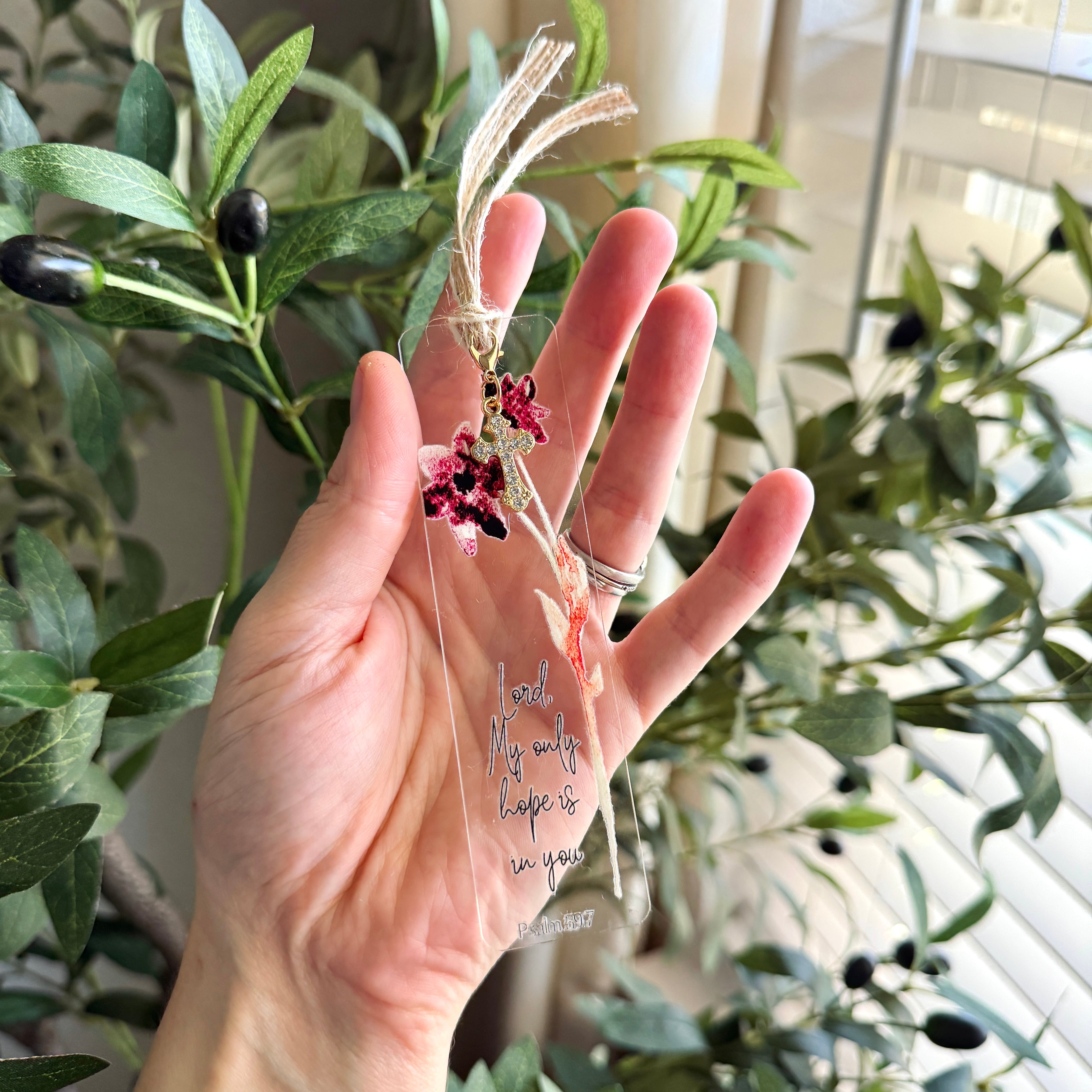 “My Only Hope” Bible Verse Charm Bookmark
