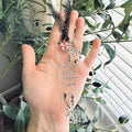“Saved by Grace” Bible Verse Charm Bookmark