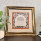 Jeremiah 29:11 Hope & A Future Bible Verse Print in Refinished Vintage Wood Frame 14.5x14.5