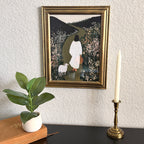 Lord, Lead Me Print in Vintage Wood Refinished Frame 11x14