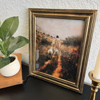 Follow Jesus in Refinished Vintage Wood Frame 8x10