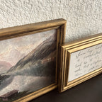 Set of 2 Psalm 61:2 in Refinished Frames 8x10 & 5x7