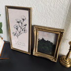 Set of 2 Trust in the Lord Proverbs 3:5 in Refinished Vintage Frames 7 x 12.5 & 5x7