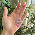 Fearfully & Wonderfully Made Keychain/Bag Charm Pink Ombré
