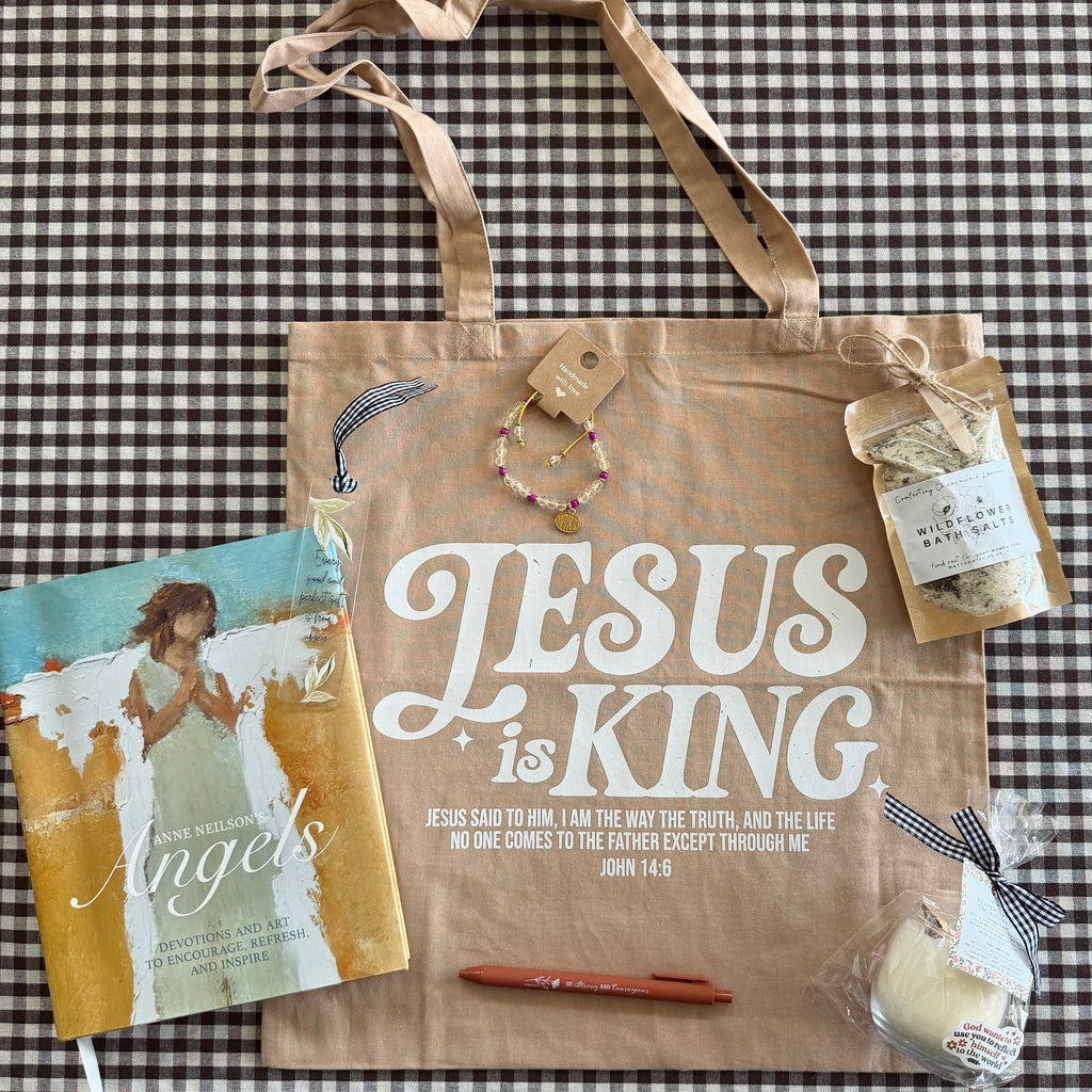 Angels: Devotions & Art Book Bag Bundle
