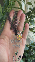 “He Restores My Soul” Bible Verse Charm Bookmark