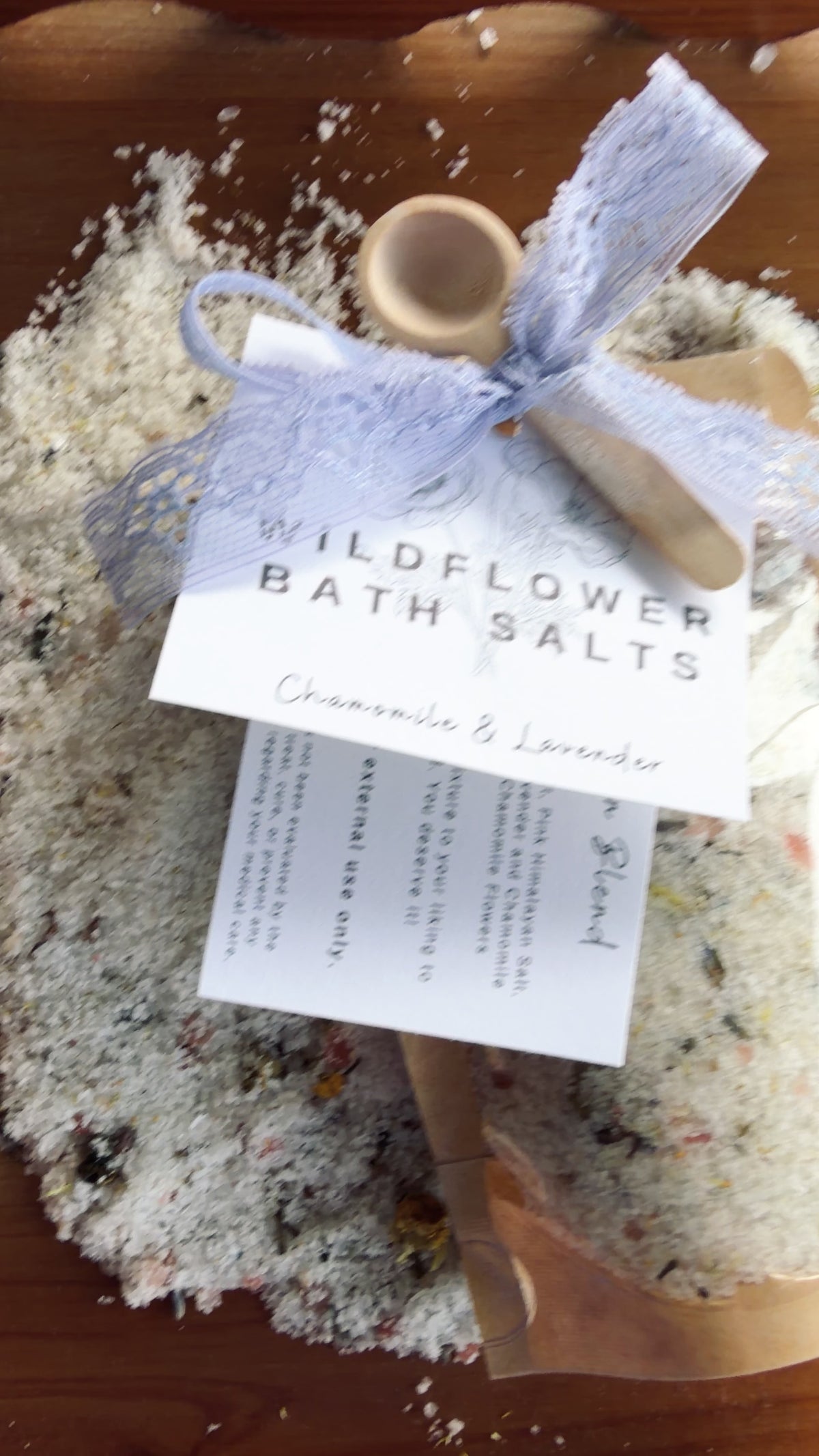 Wildflower Bath Salts: Chamomile & Lavender